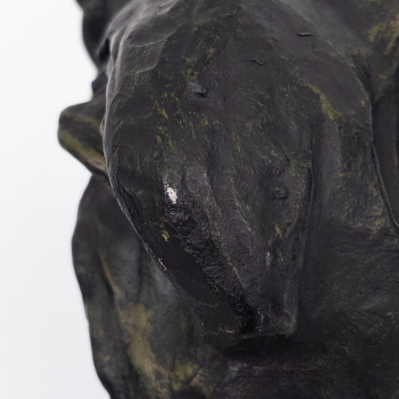 After Auguste Rodin 'Honore de Balzac' Plaster Bust, Alexis Rudier Fondeur, Paris