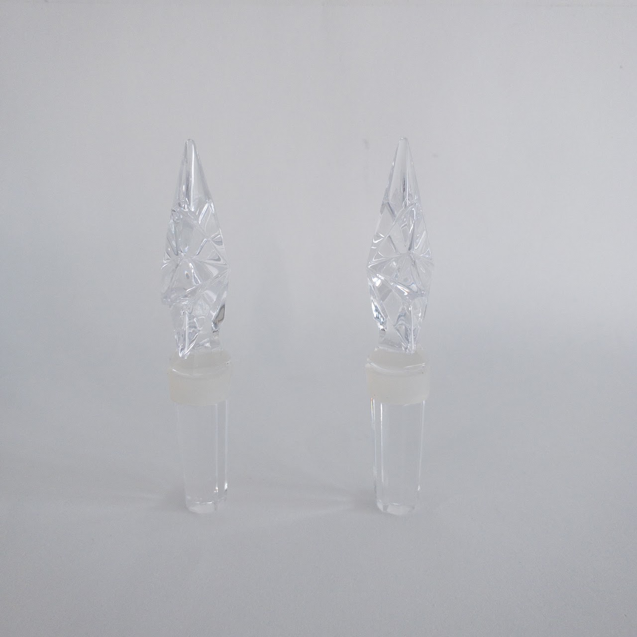 Waterford Crystal Stellate Bottle Stopper Pair