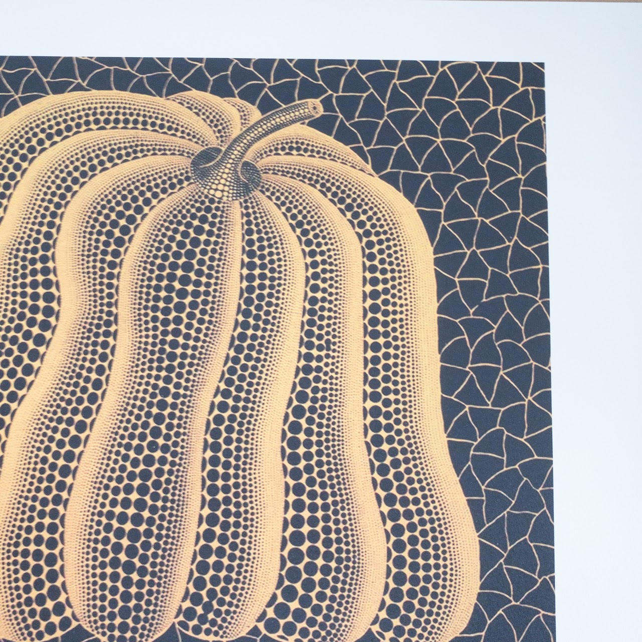 Yayoi Kusuma 'Pumpkin (with Background)' Limited Edition Offset Lithograph