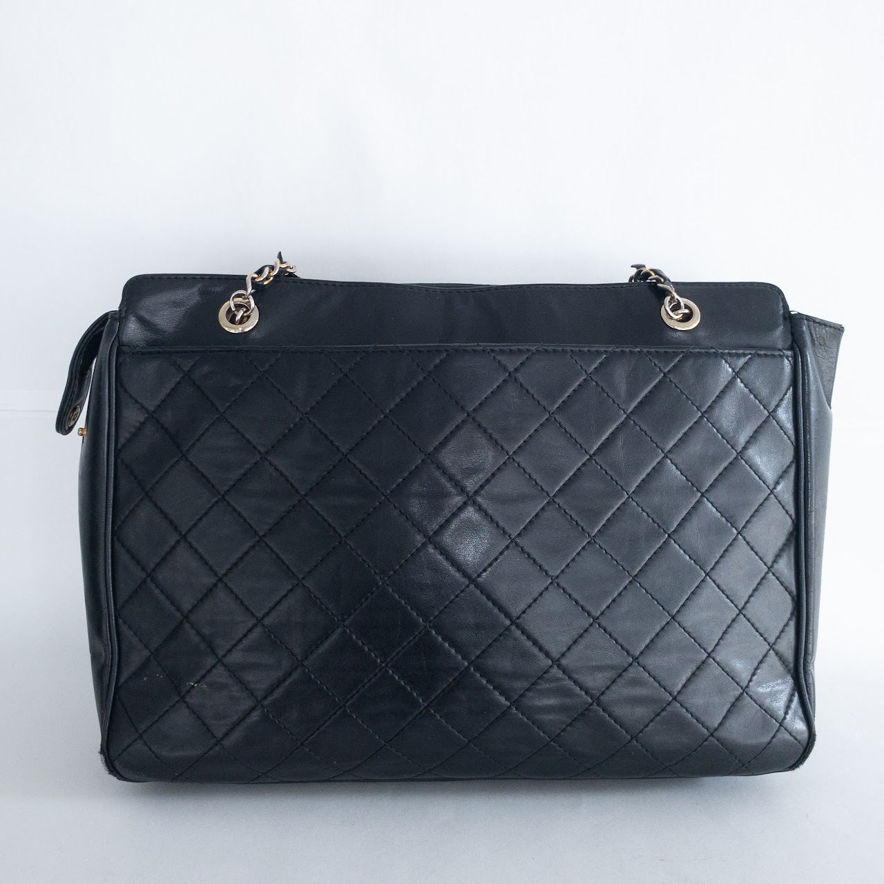 Pierre Balmain Vintage Quilted Leather Shoulder Bag