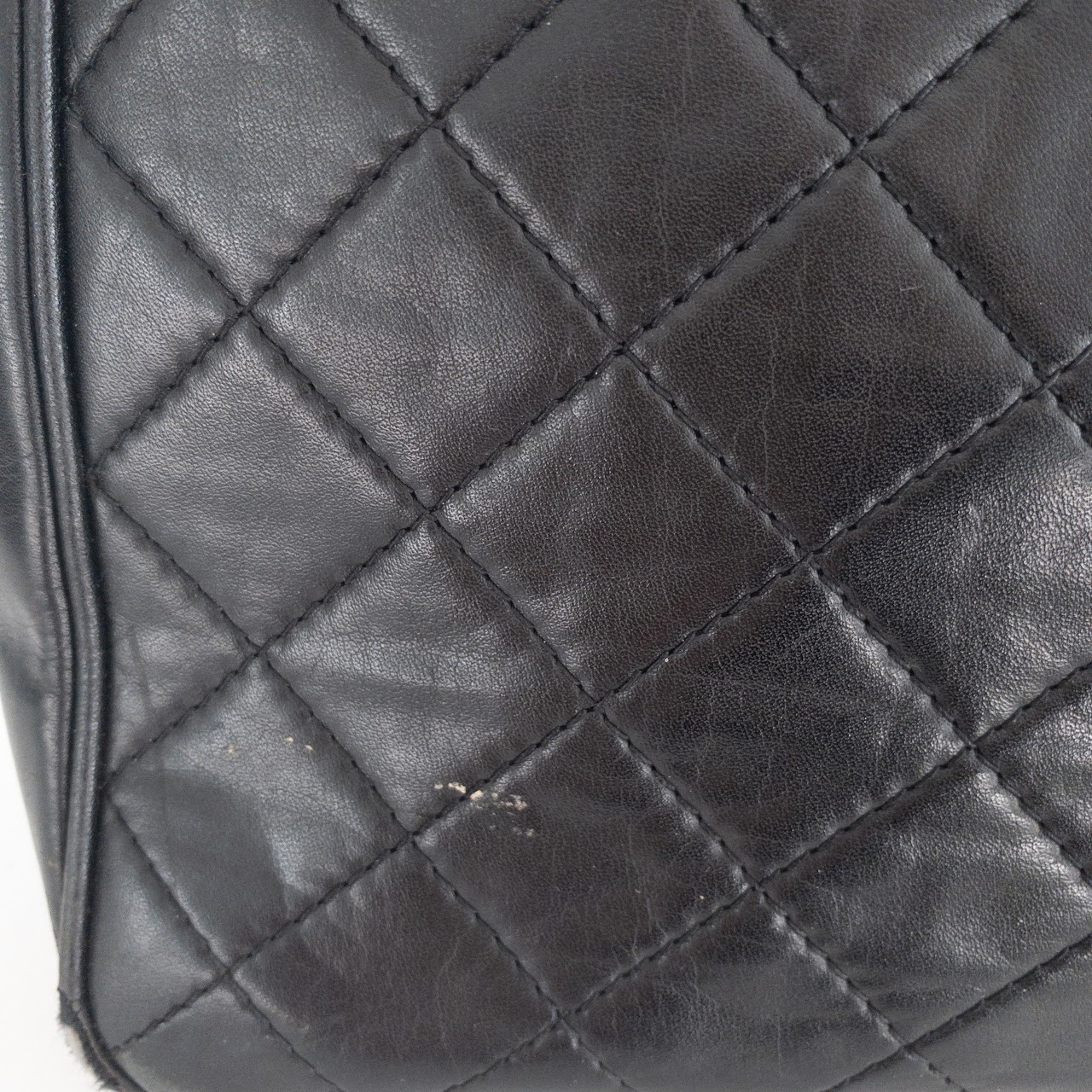 Pierre Balmain Vintage Quilted Leather Shoulder Bag