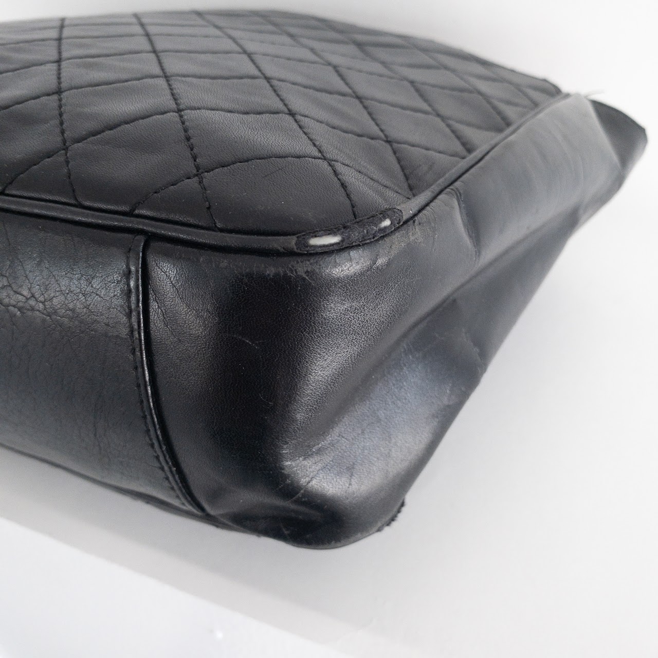 Pierre Balmain Vintage Quilted Leather Shoulder Bag