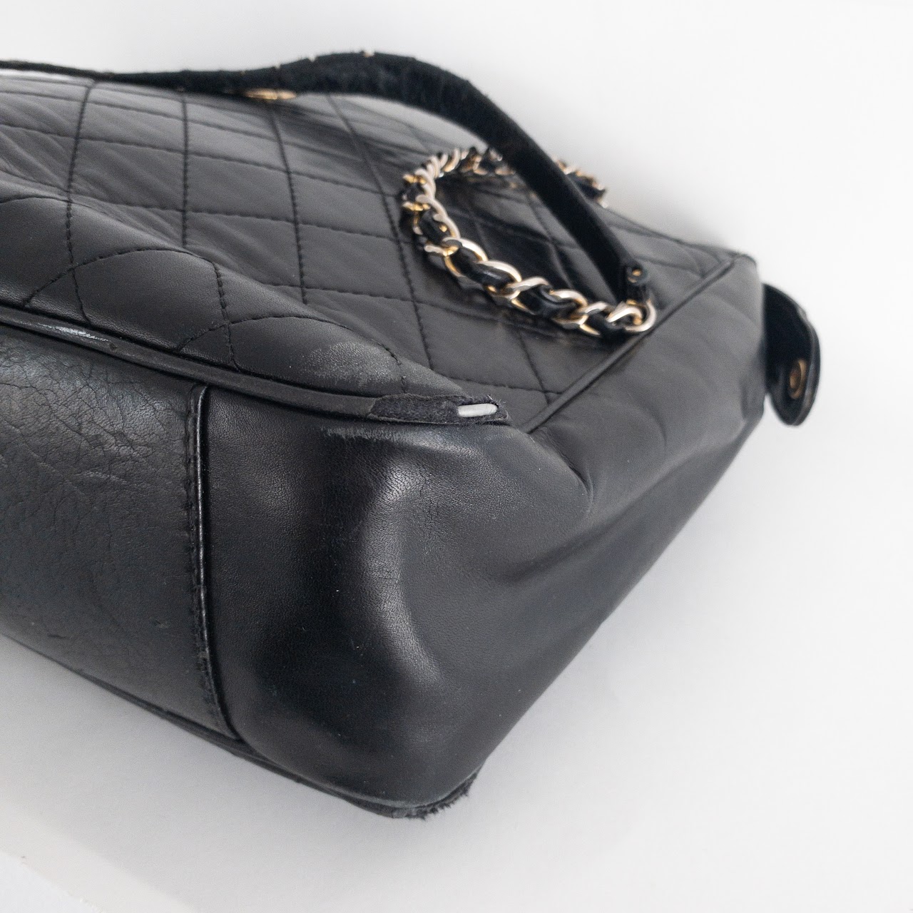 Pierre Balmain Vintage Quilted Leather Shoulder Bag