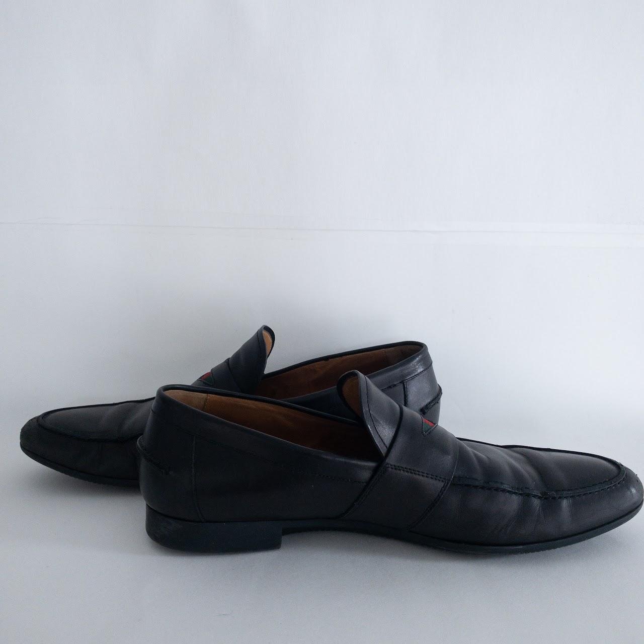 Gucci Racing Stripe Accent Loafers