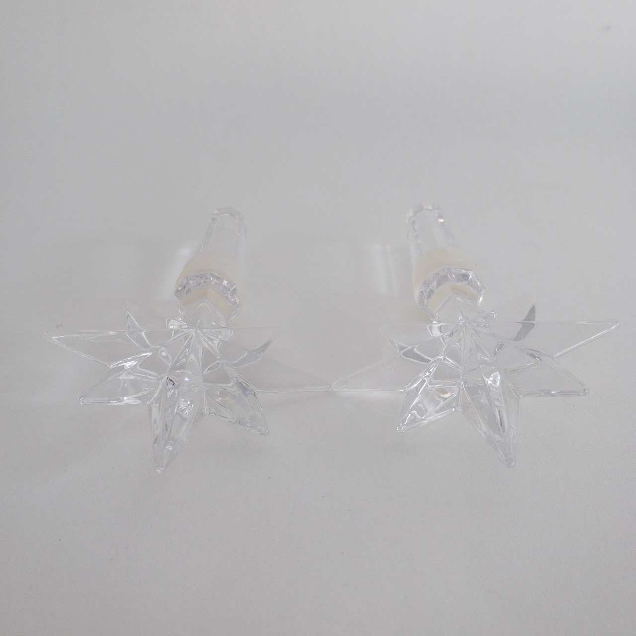 Waterford Crystal Stellate Bottle Stopper Pair