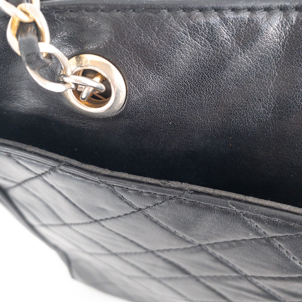 Pierre Balmain Vintage Quilted Leather Shoulder Bag