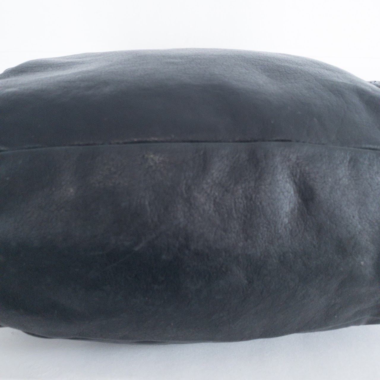 Maison Martin Margiela Black Leather Hobo Bag