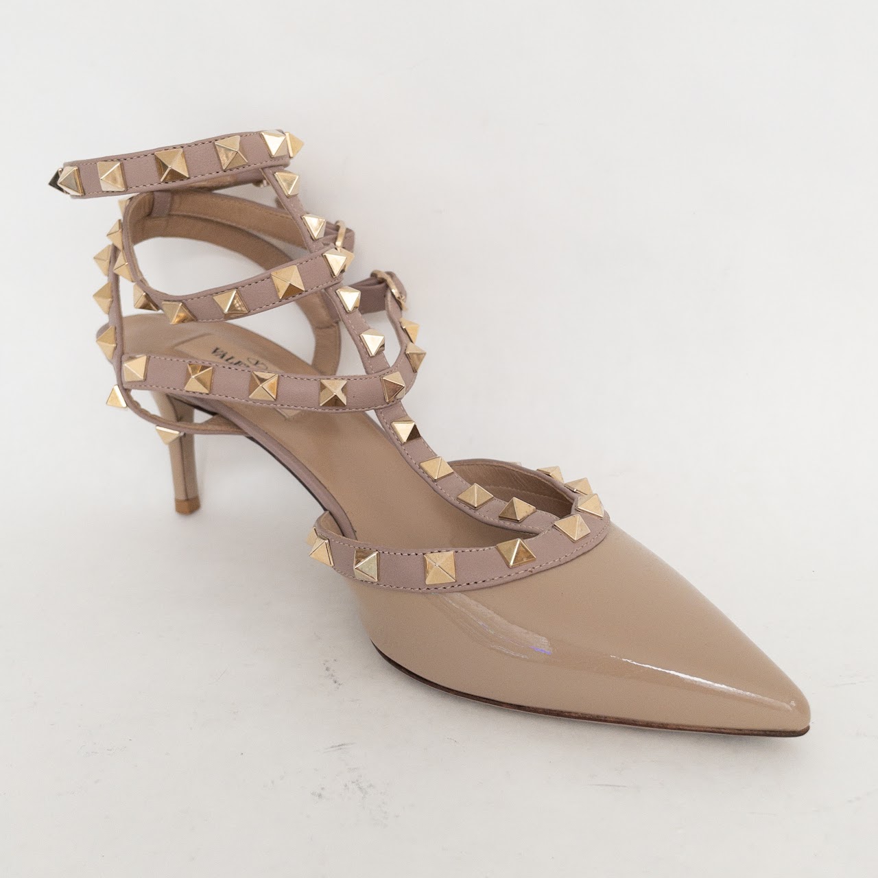 Valentino Garavani Rockstar Stud Kitten Heels