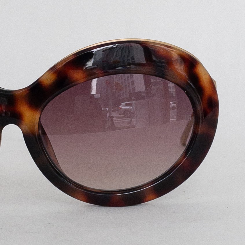Linda Farrow Rounded Sunglasses