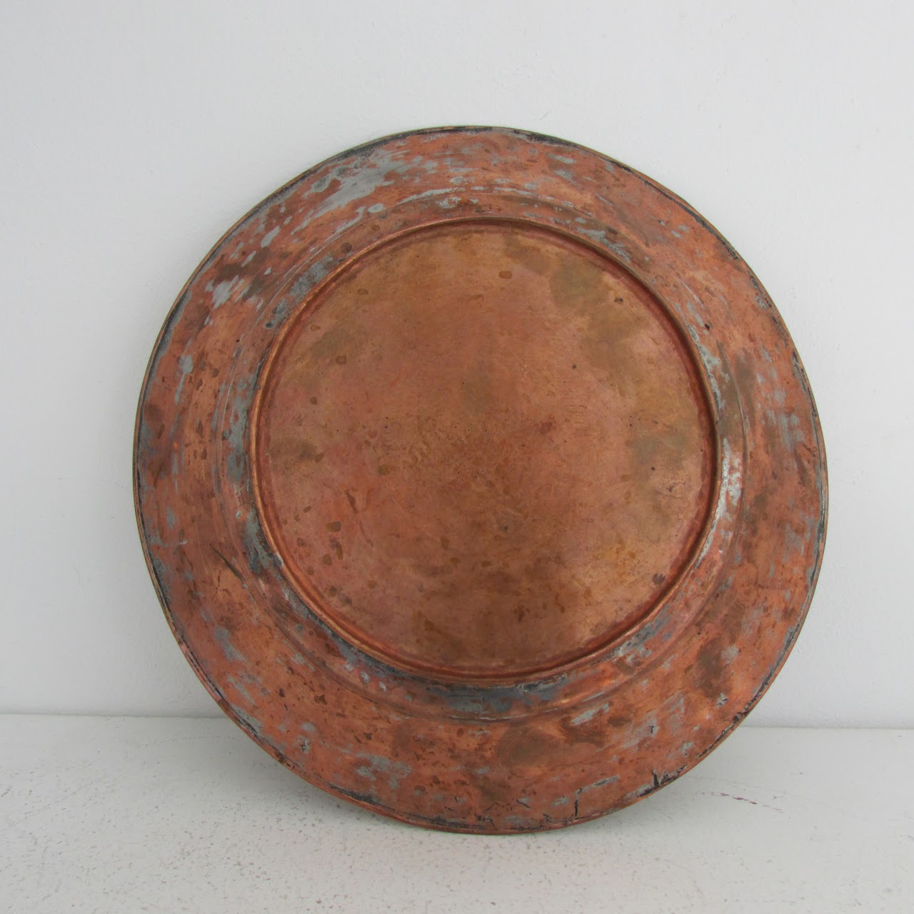 Syrian Rustic Copper Vintage Plate