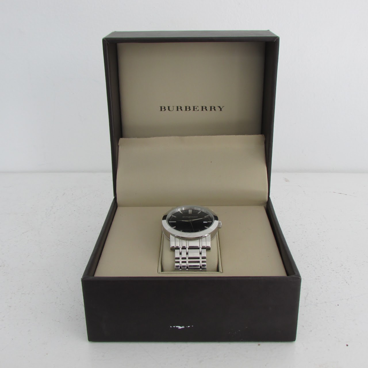 Burberry Logo Black Dial Quartz Watch *Needs Repair*