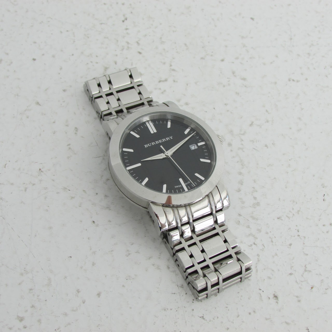 Burberry Logo Black Dial Quartz Watch *Needs Repair*