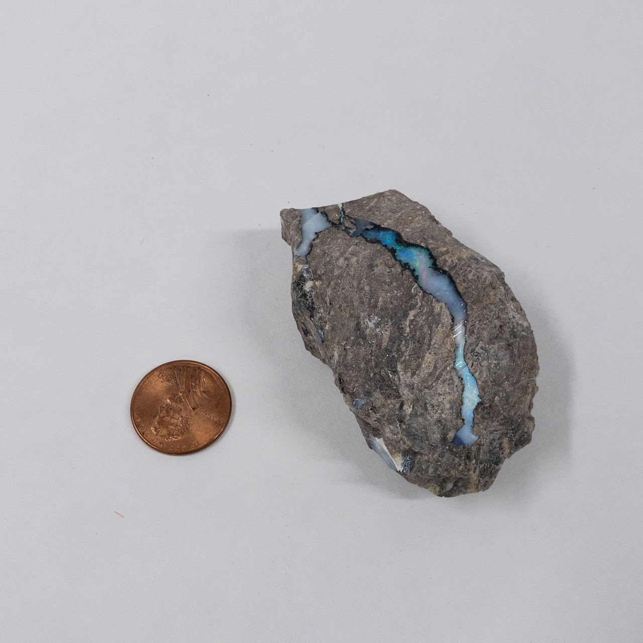 Honduran Boulder Seam Opal Specimen