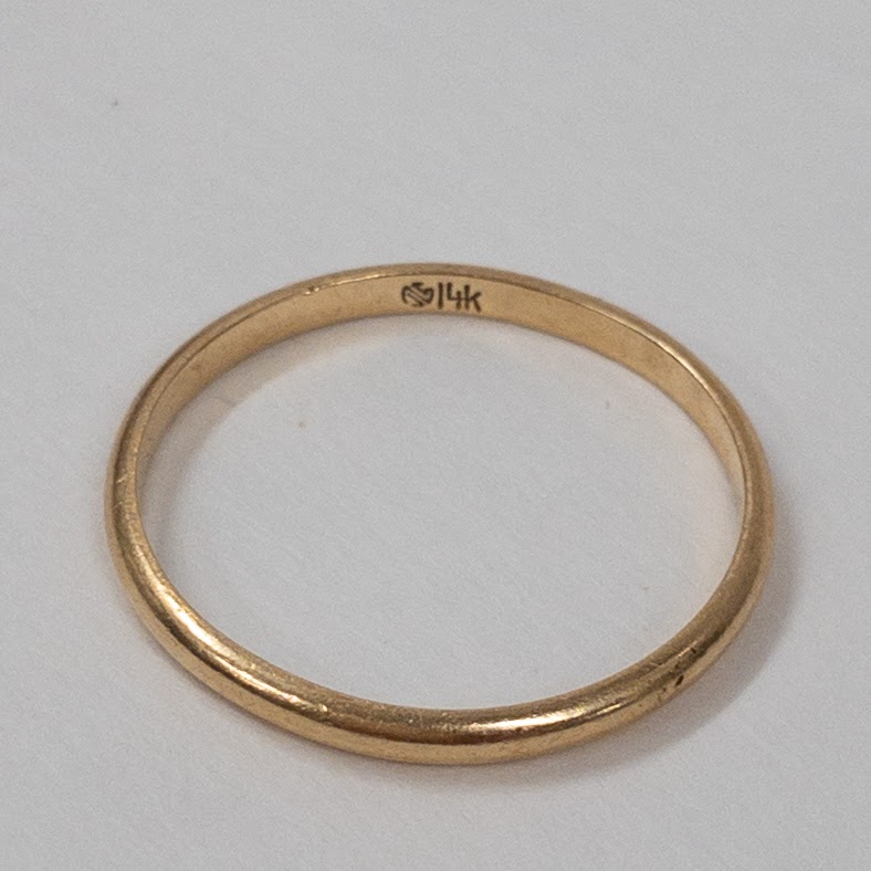 14K Wedding Band