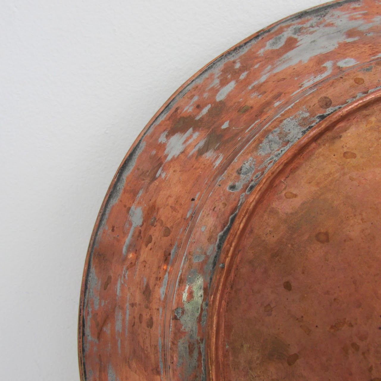 Syrian Rustic Copper Vintage Plate