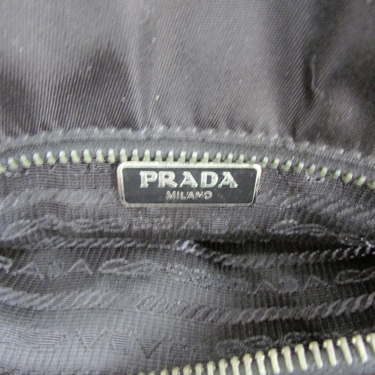 Prada Nylon Printed Satchel