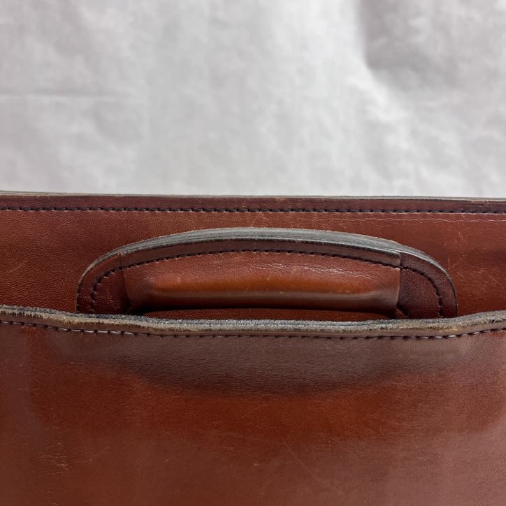 Vintage Schlesinger Brothers Saddle Leather Attaché