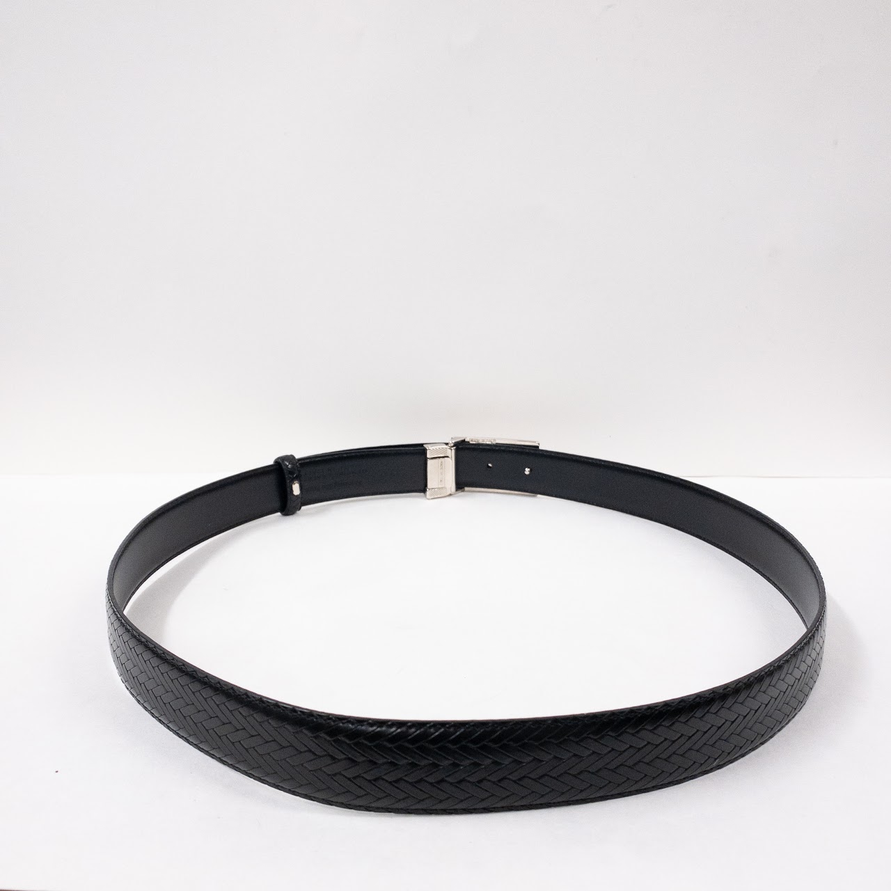 Ermenegildo Zegna Woven Leather Belt