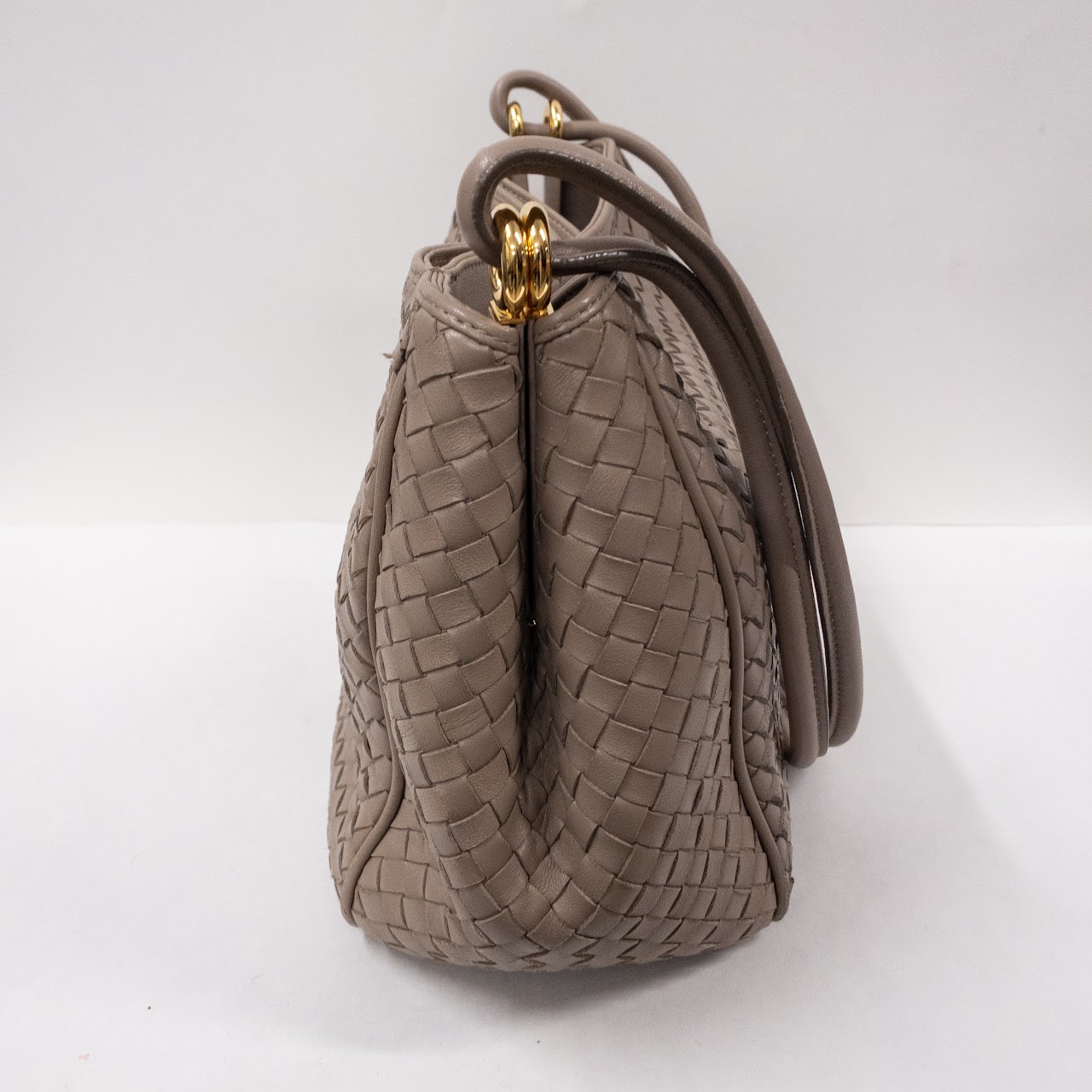 T. Anthony Woven Leather Handbag