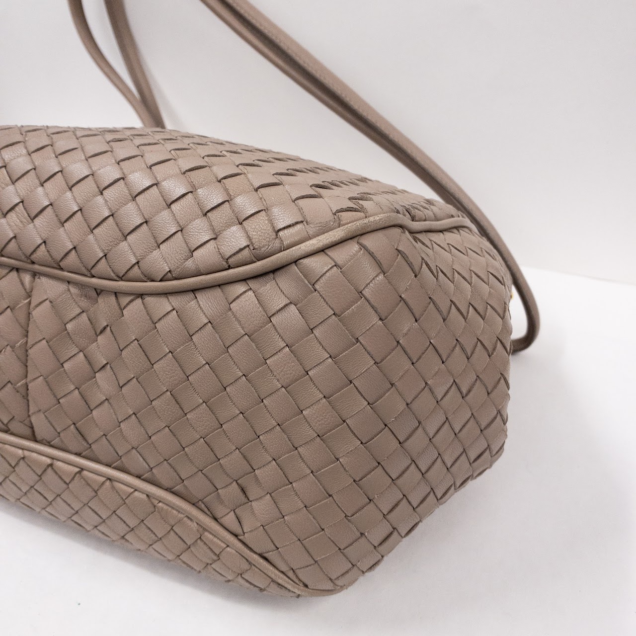 T. Anthony Woven Leather Handbag