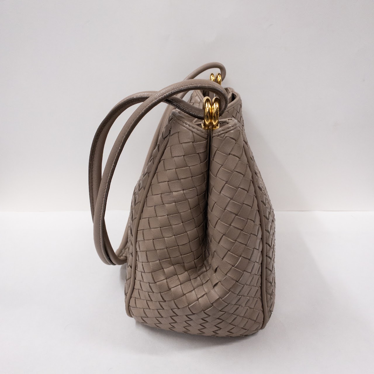 T. Anthony Woven Leather Handbag