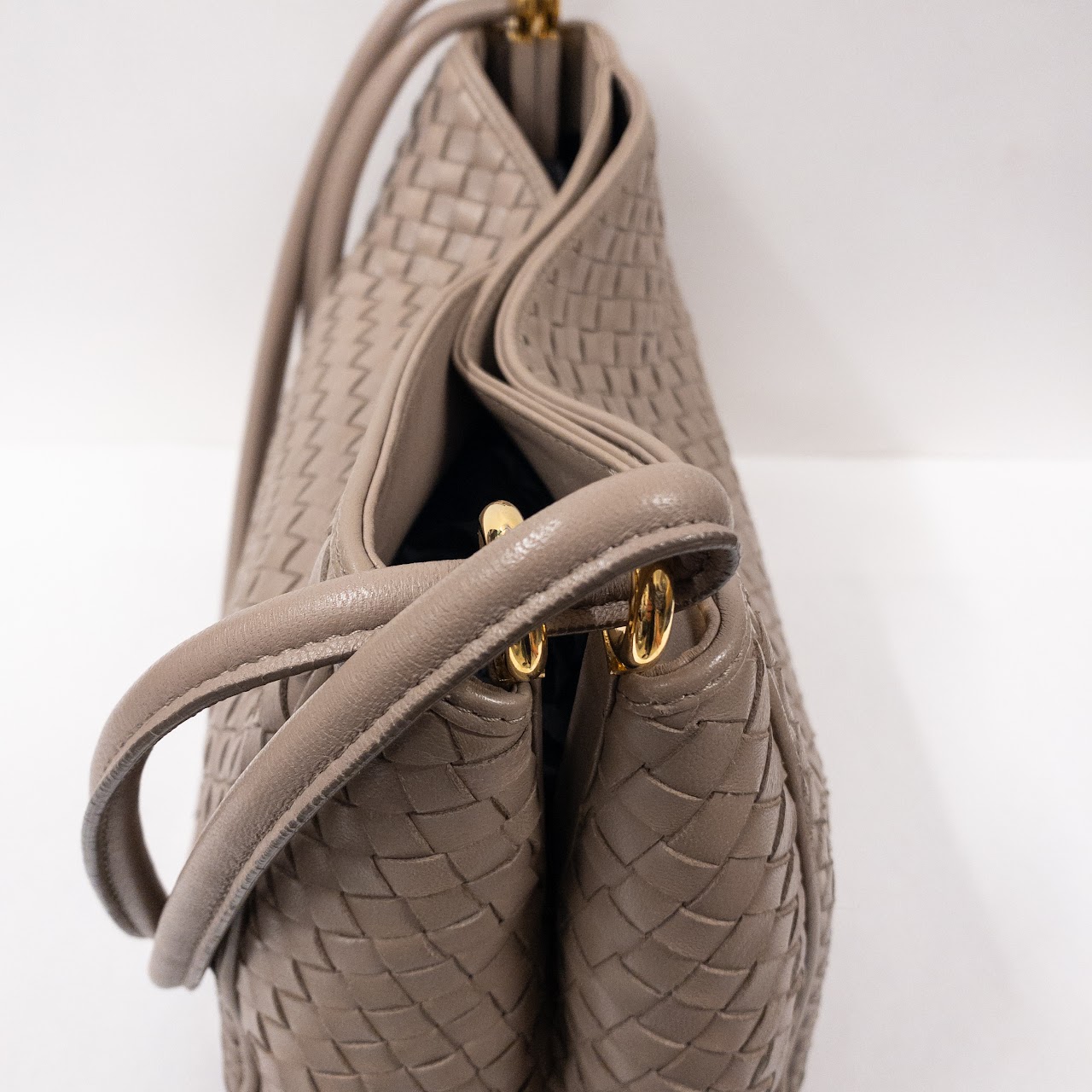 T. Anthony Woven Leather Handbag