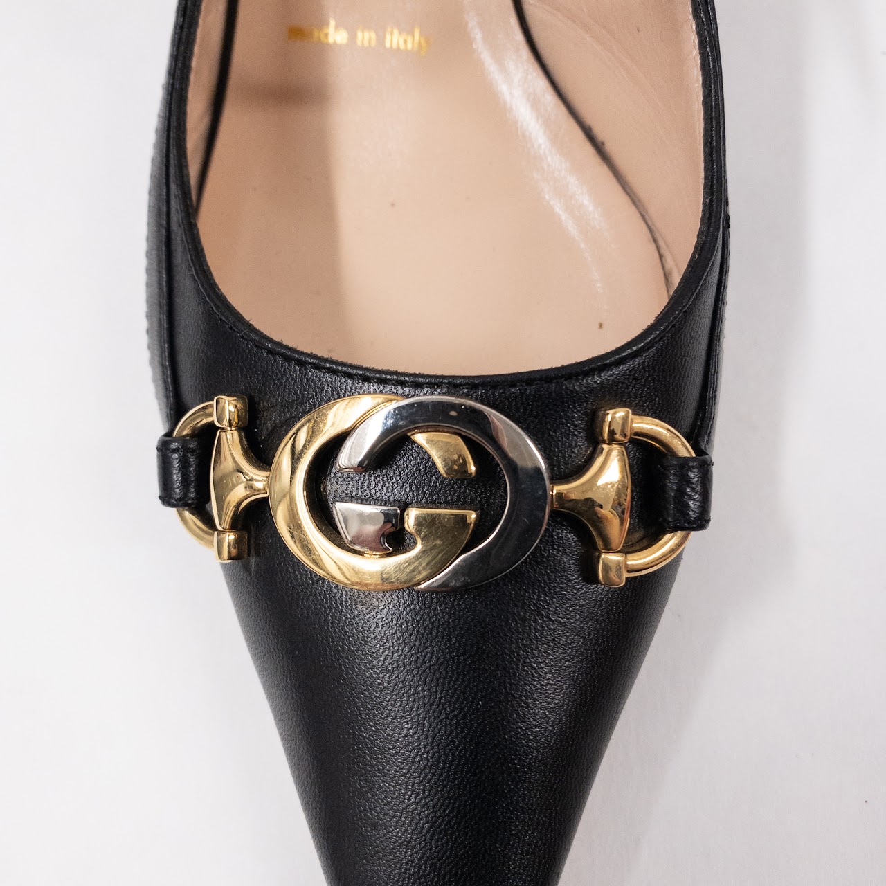 Gucci Zumi  Kitten Heel Slingback Pumps