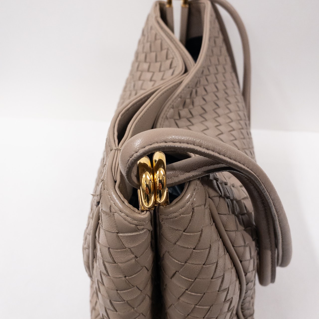 T. Anthony Woven Leather Handbag