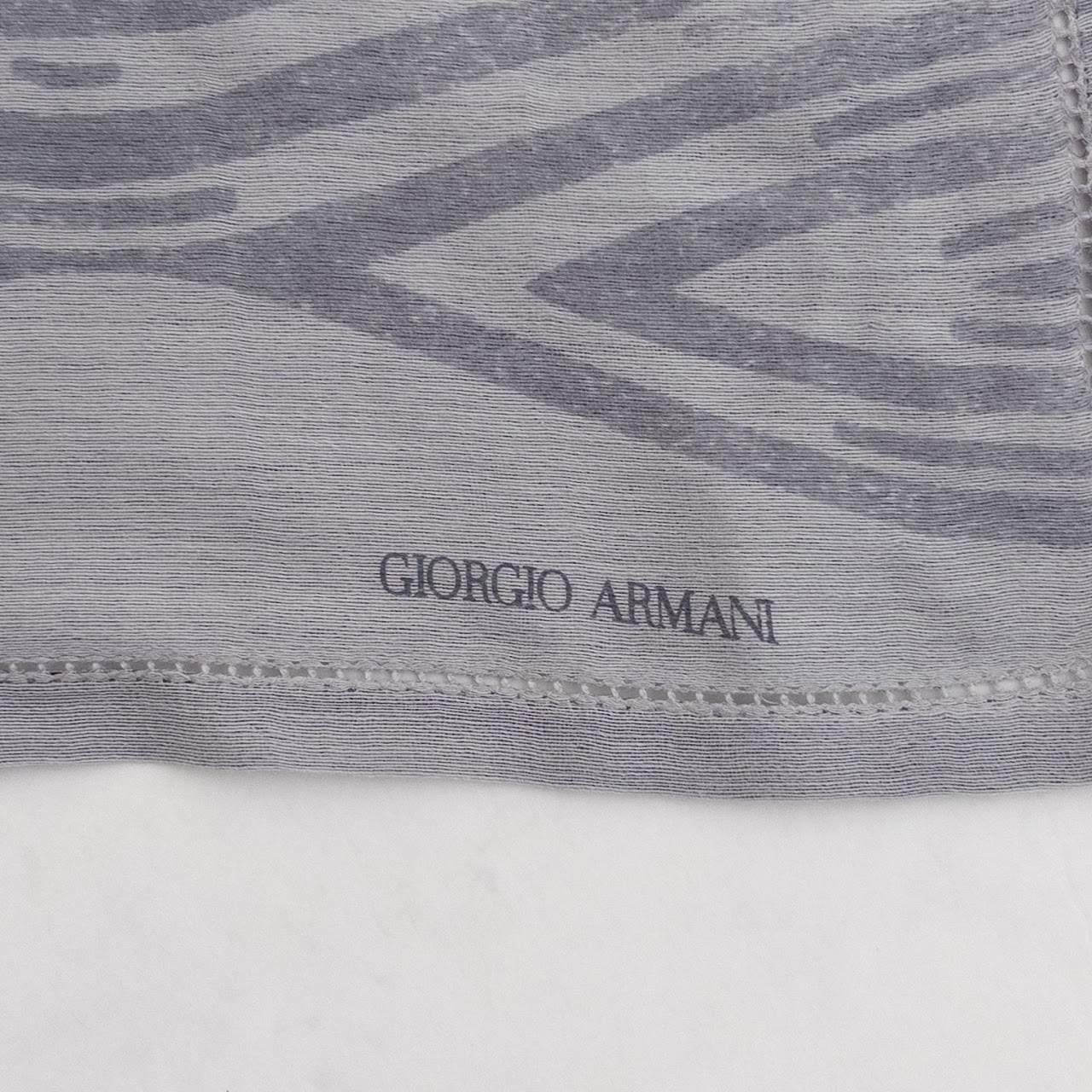 Giorgio Armani MINT Silk & Cashmere Oblong Scarf