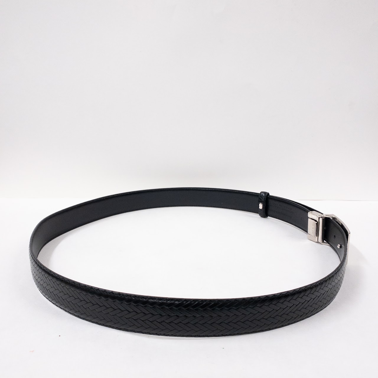 Ermenegildo Zegna Woven Leather Belt