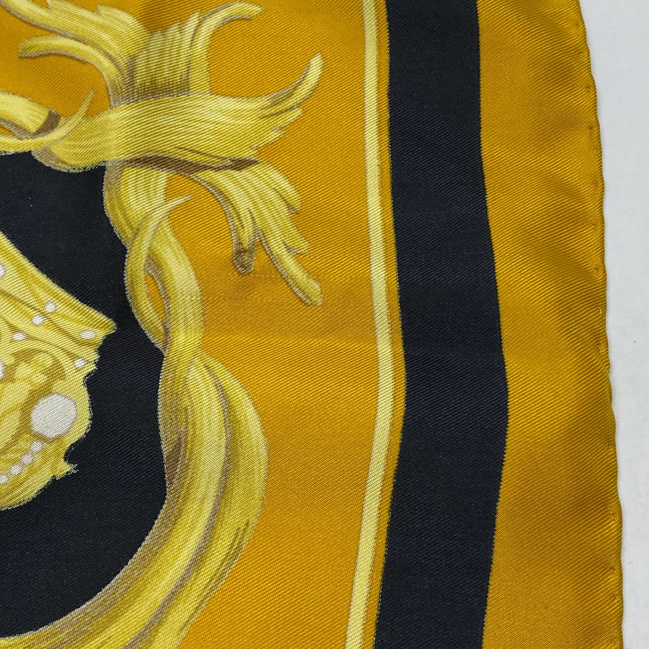 Hermès Crown Silk Scarf 90