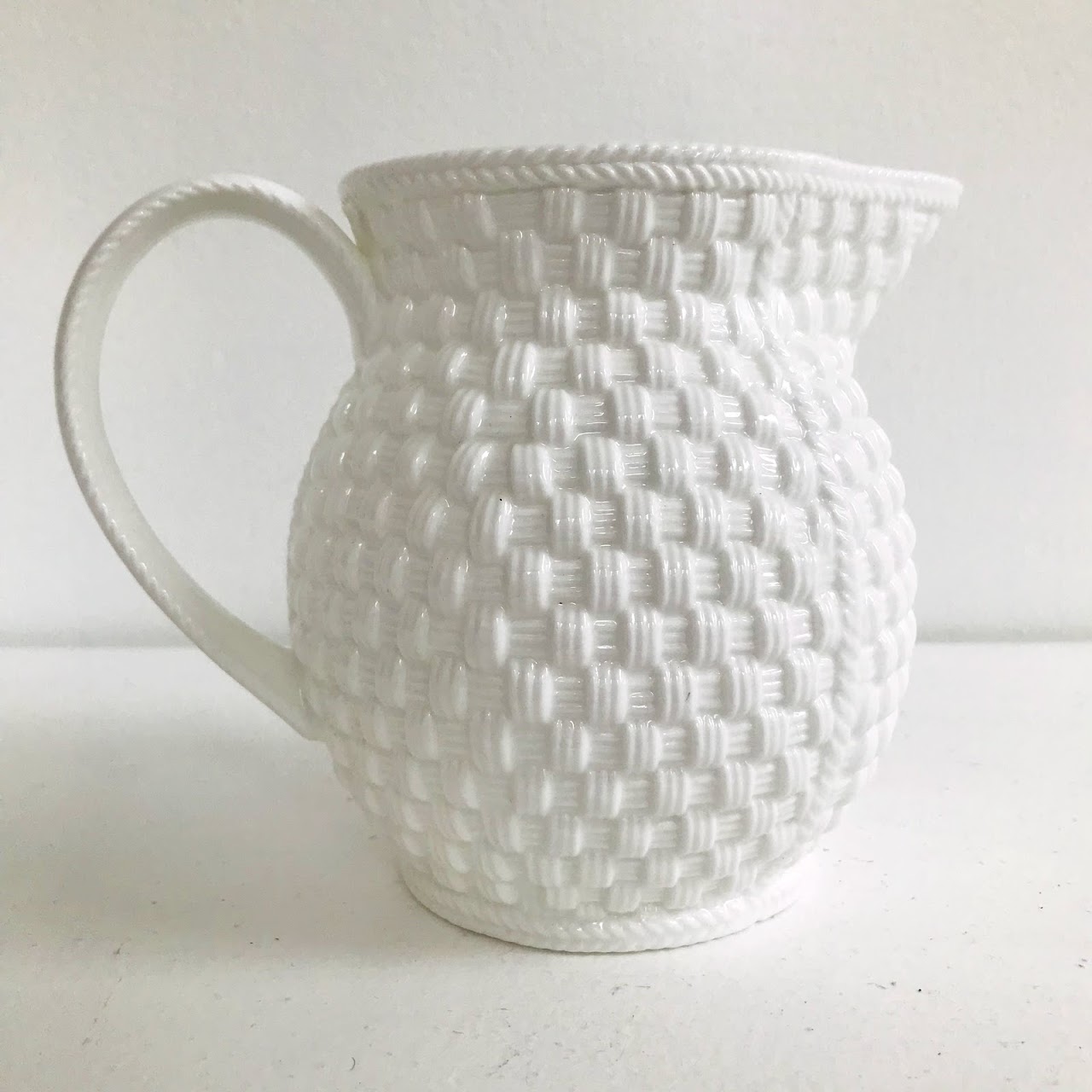 Tiffany & Co. 'Tiffany Weave' Pitcher and Platter