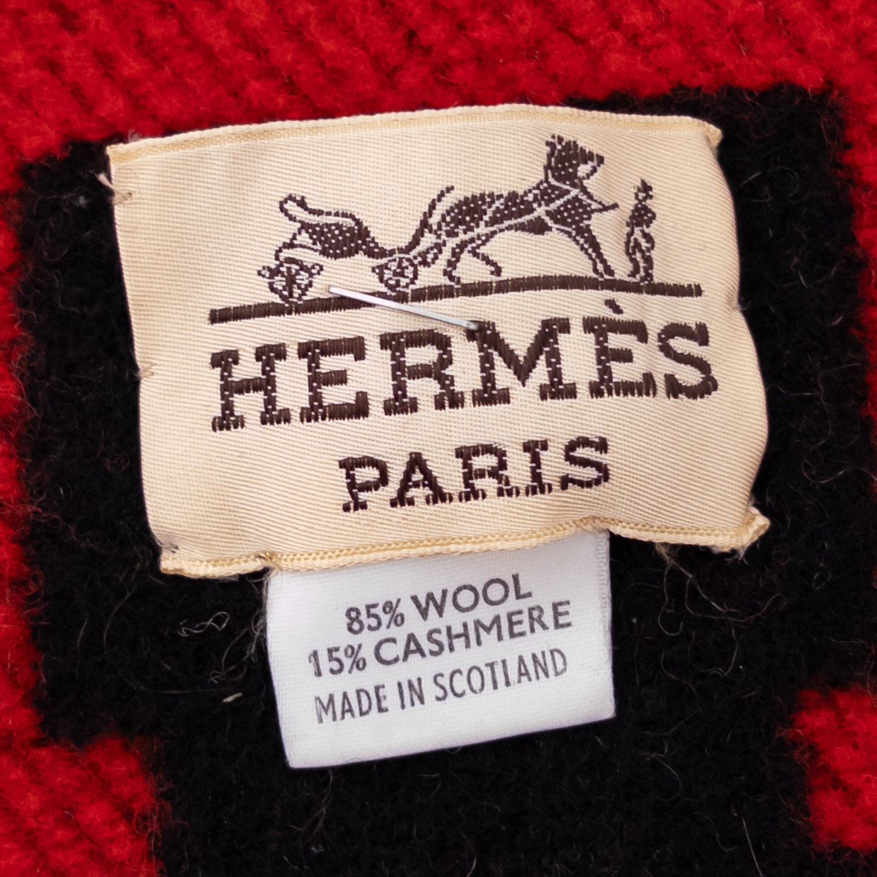 Hermès 'H' Logo Blanket