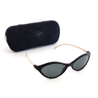 Chanel Cateye Contrast Color Sunglasses