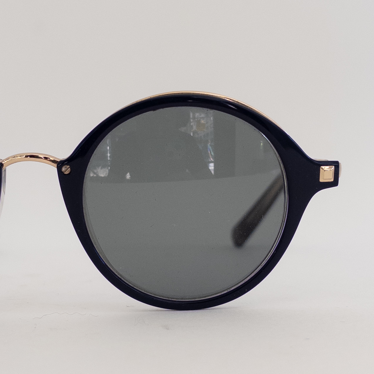 Loewe Black and Gold Sunglasses