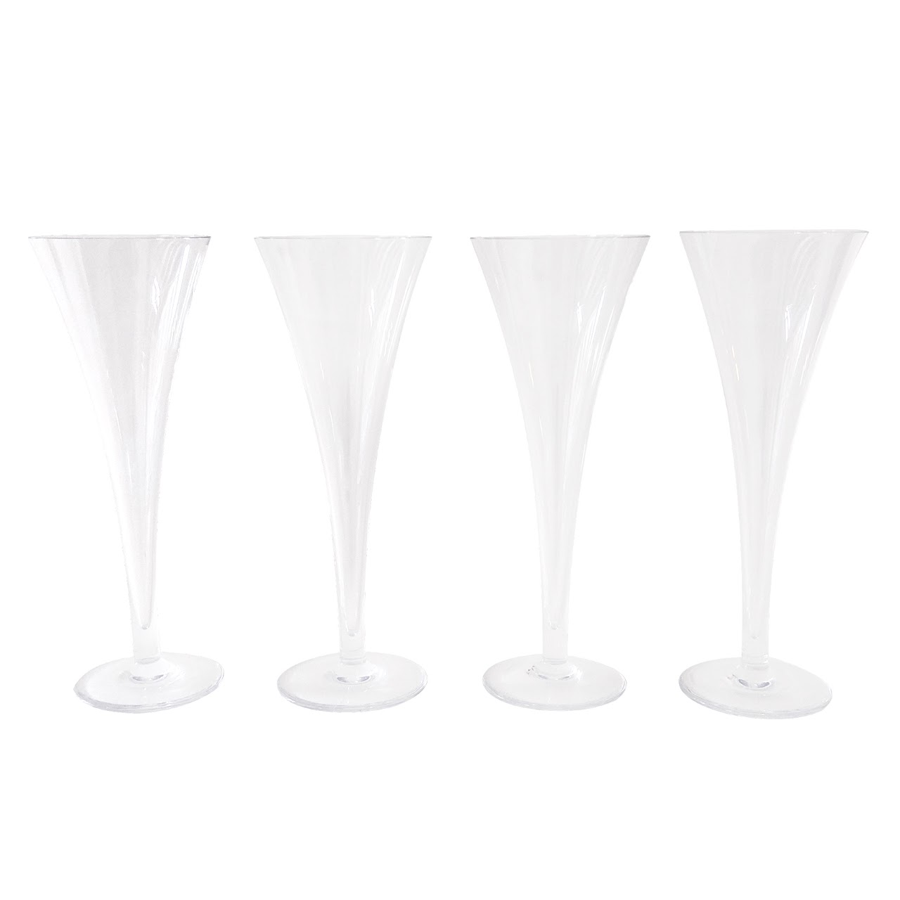 Tiffany & Co. Trumpet Champagne Flute Set of Four