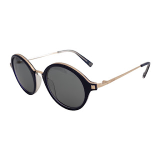 Loewe Black and Gold Sunglasses