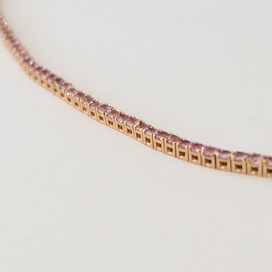 14K Gold and Kunzite Necklace