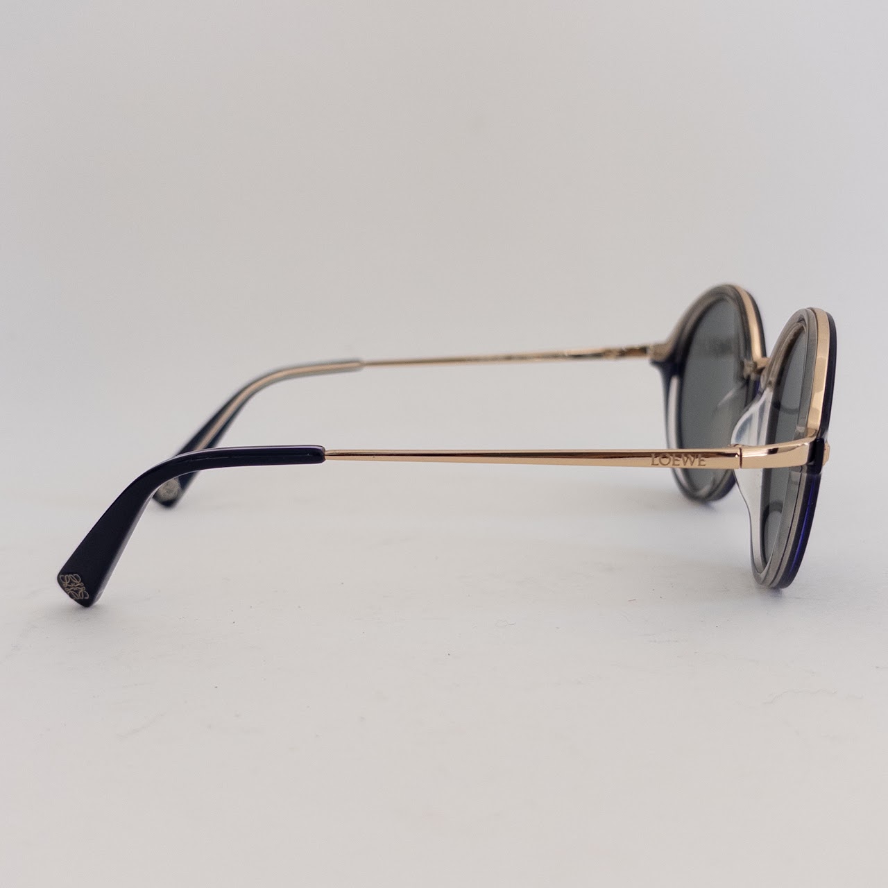 Loewe Black and Gold Sunglasses