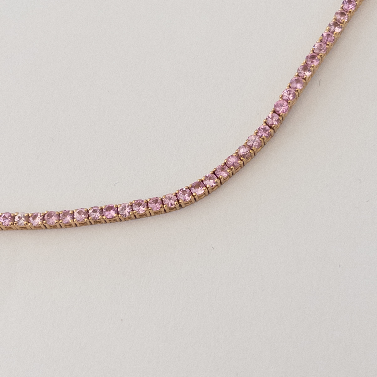 14K Gold and Kunzite Necklace