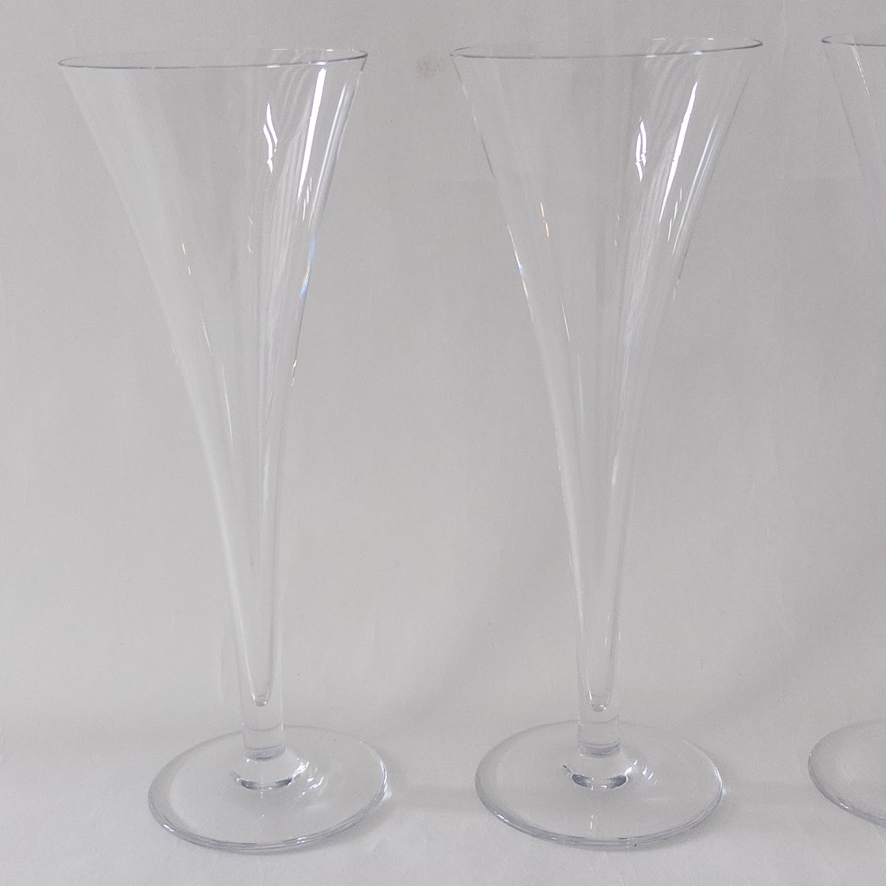 Tiffany & Co. Trumpet Champagne Flute Set of Four