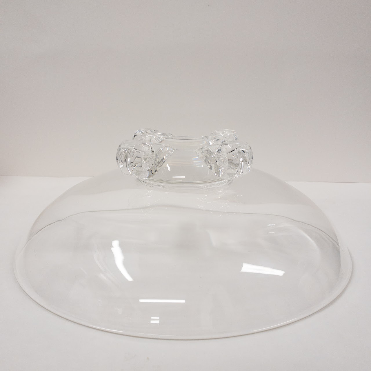 Steuben Scroll Footed Centerpiece Bowl