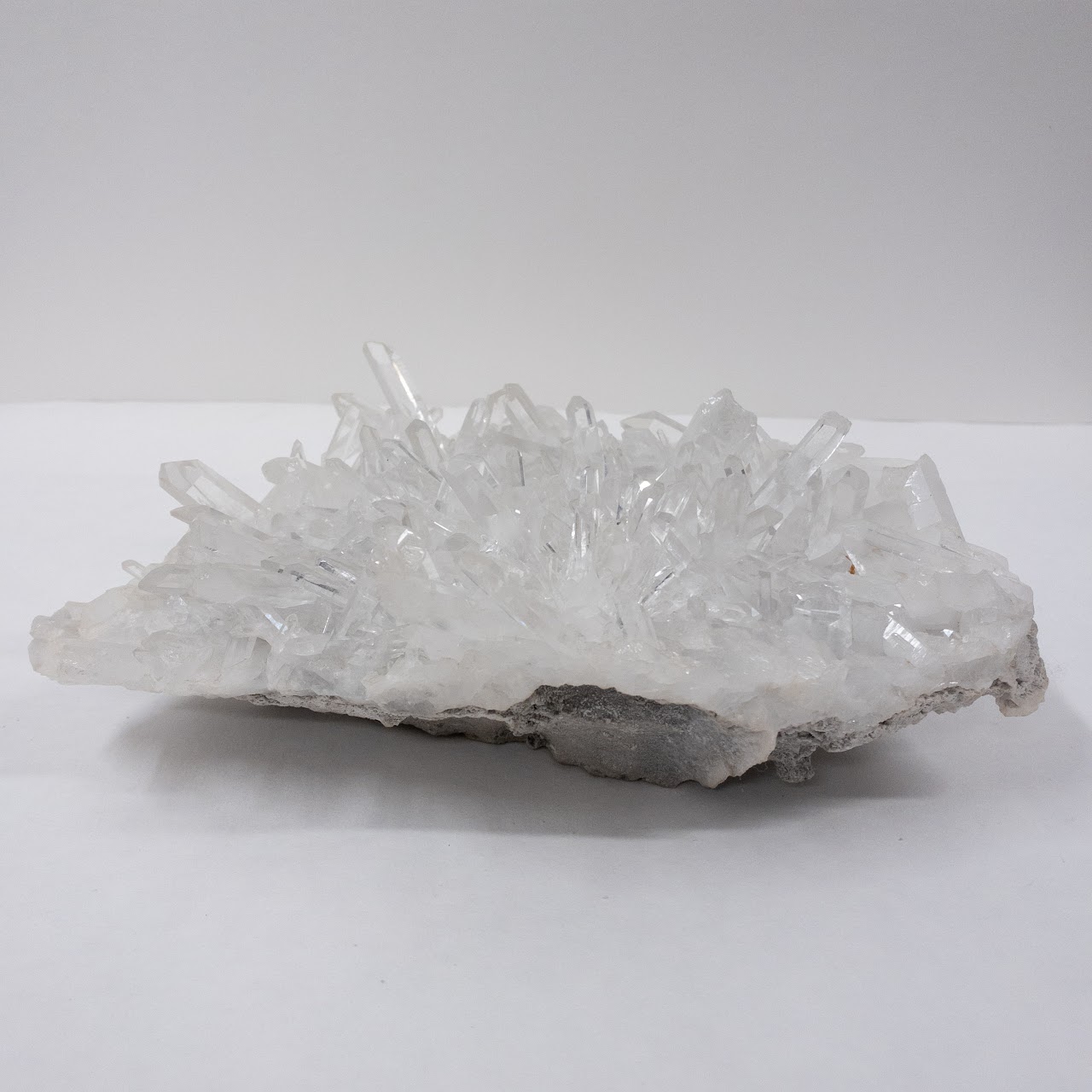 White Quartz Crystal Cluster Specimen