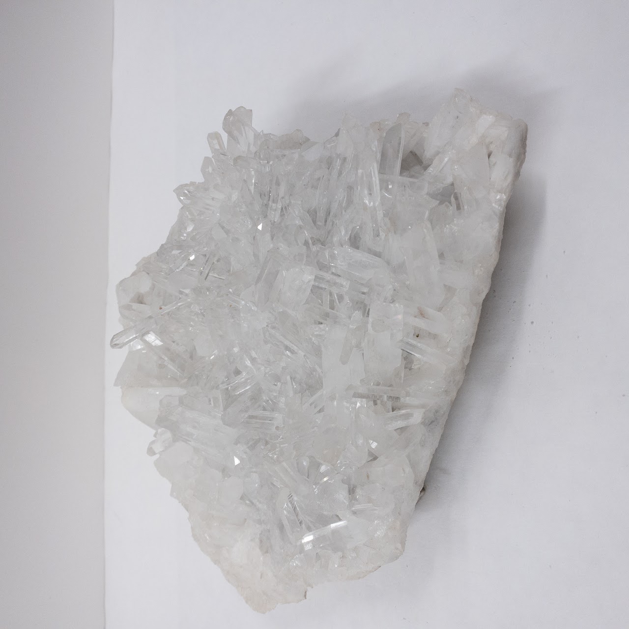 White Quartz Crystal Cluster Specimen