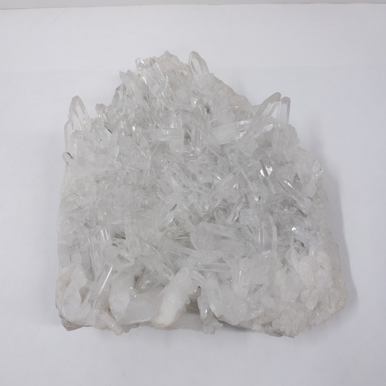 White Quartz Crystal Cluster Specimen