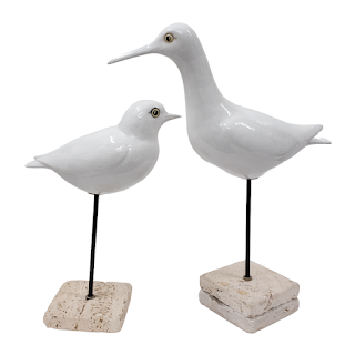 Vietri Italy Mounted Ceramic Bird Duo