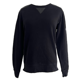 MM6 by Maison Martin Margiela Leather-Trimmed Sweatshirt