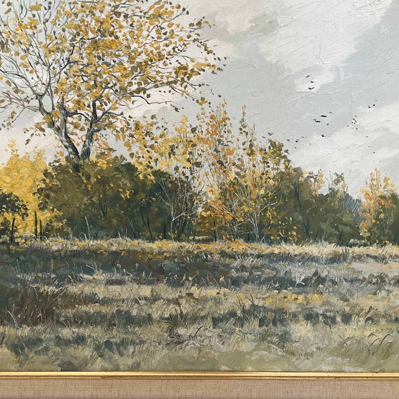 Bill Zaner Signed Oil Landscape Painting, 1970