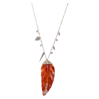 Meira T. 14K Gold, Coral & Diamond Pendant Necklace