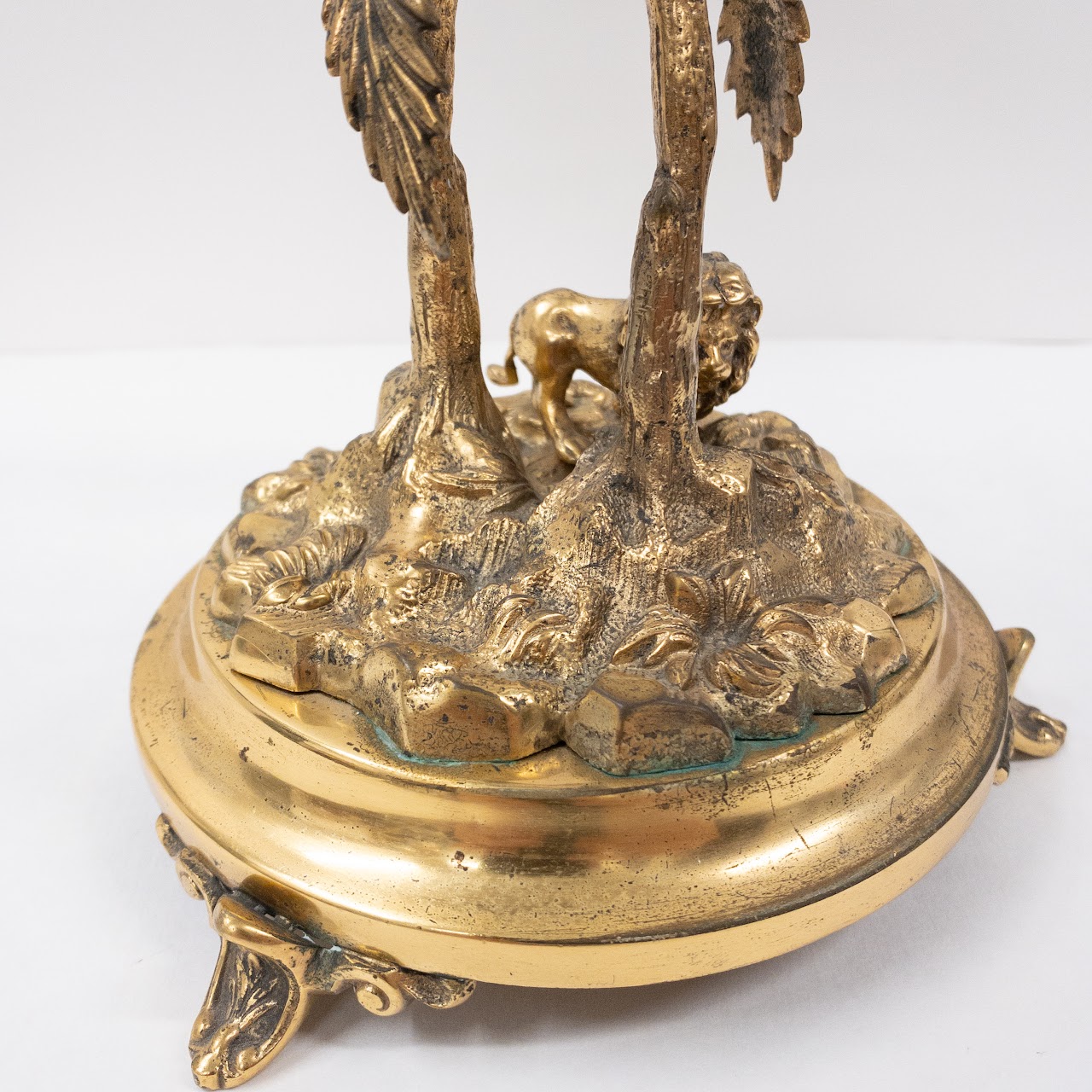 Hollywood Regency Style Brass Epergne